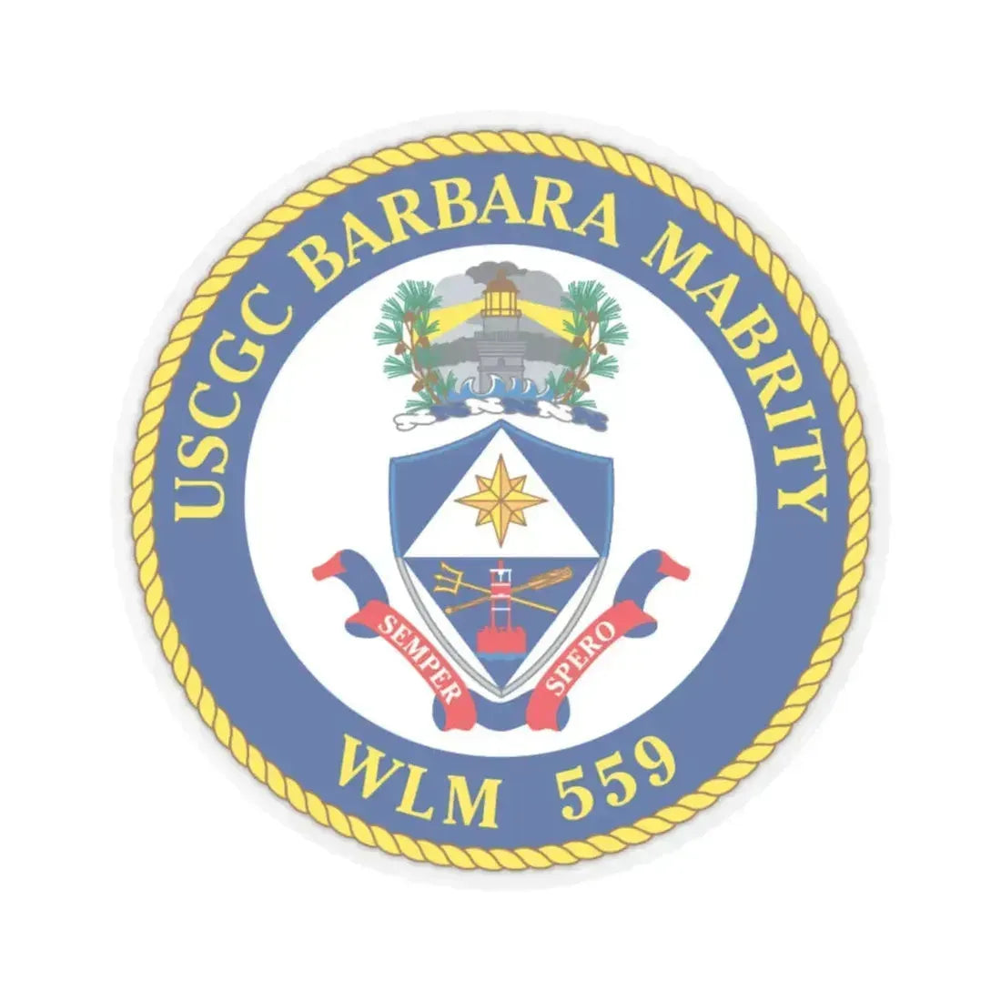 USCGC Barbara Mabrity WLM 559 (U.S. Coast Guard) STICKER Vinyl Kiss-Cut Decal - The Sticker Space