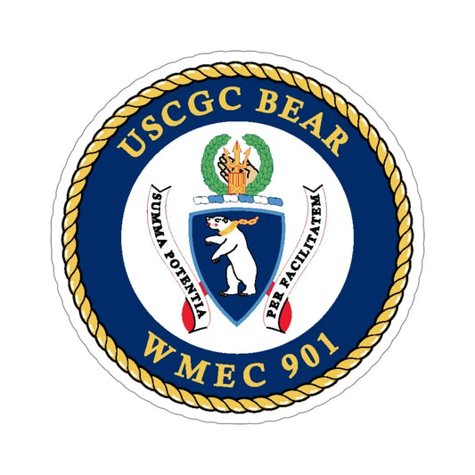 USCGC Bear WMEC 901 (U.S. Coast Guard) STICKER Vinyl Die-Cut Decal 6 Inch - The Sticker Space