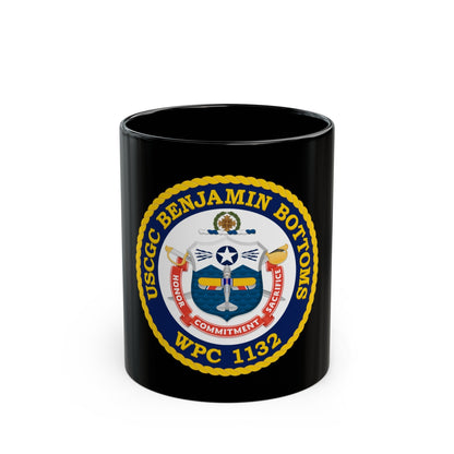 USCGC Benjamin Bottoms WPC 1132 (U.S. Coast Guard) Black Coffee Mug-11oz-The Sticker Space