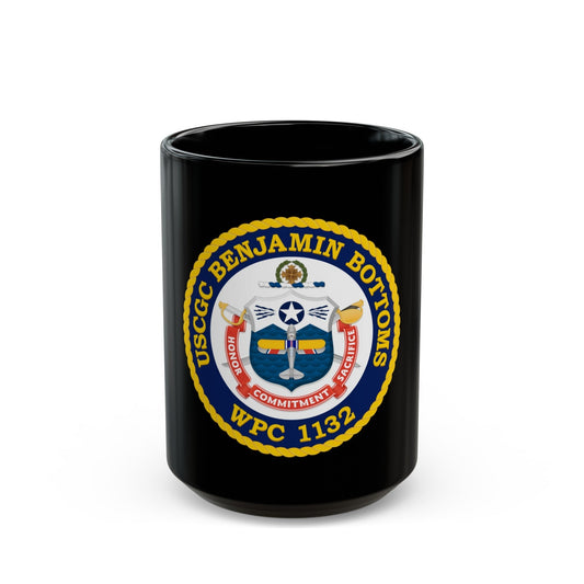 USCGC Benjamin Bottoms WPC 1132 (U.S. Coast Guard) Black Coffee Mug-15oz-The Sticker Space