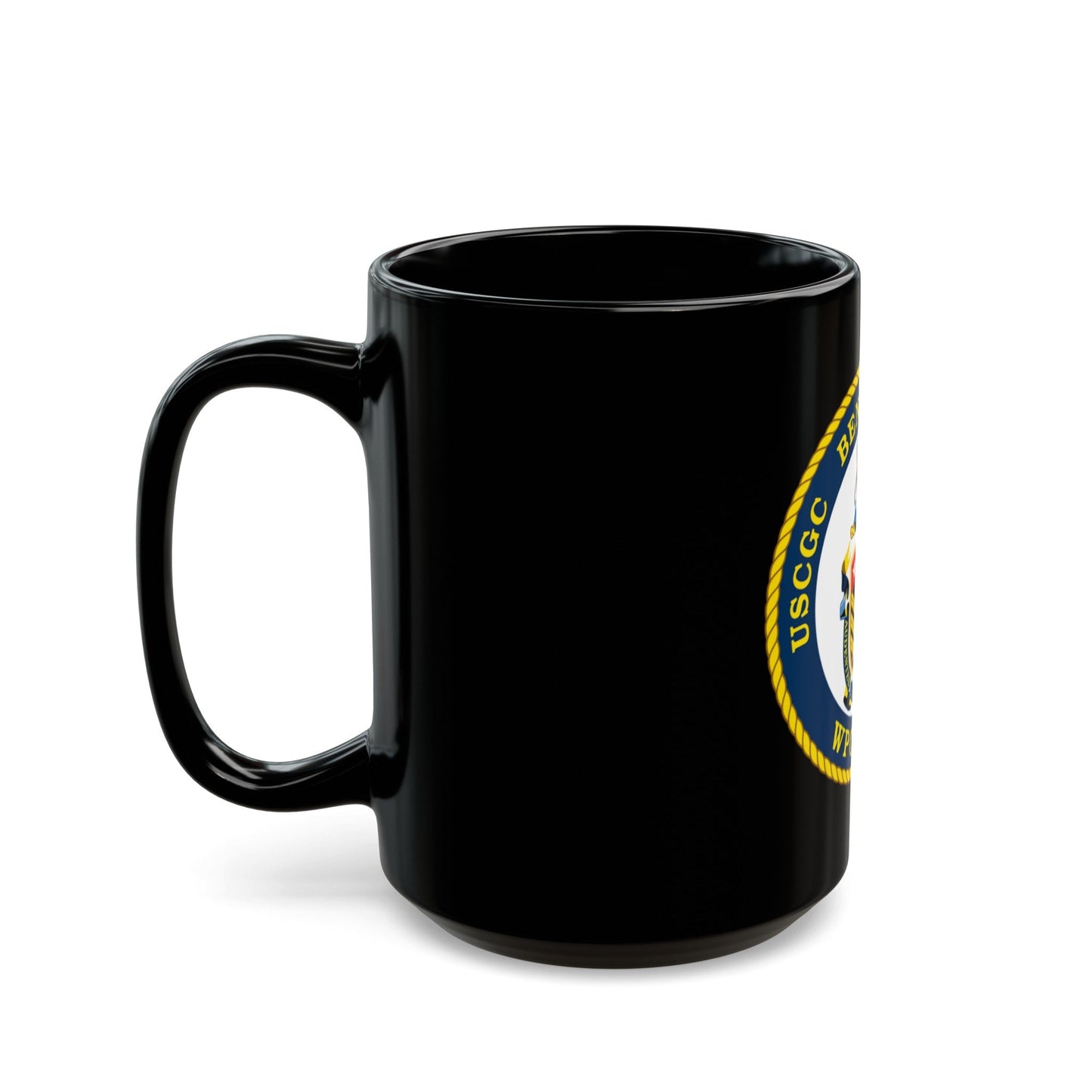 USCGC Benjamin Dailey WPC 1123 (U.S. Coast Guard) Black Coffee Mug-The Sticker Space