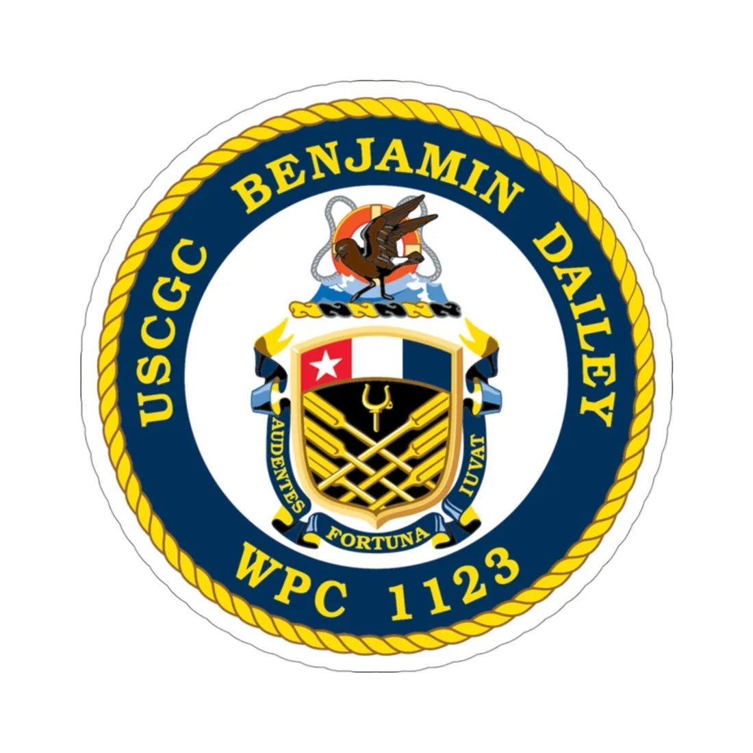 USCGC Benjamin Dailey WPC 1123 (U.S. Coast Guard) STICKER Vinyl Die-Cut Decal 3 Inch - The Sticker Space
