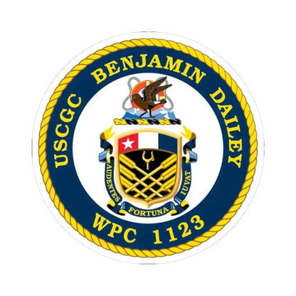 USCGC Benjamin Dailey WPC 1123 (U.S. Coast Guard) STICKER Vinyl Kiss-Cut Decal 3 Inch White - The Sticker Space