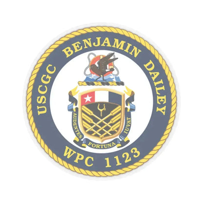 USCGC Benjamin Dailey WPC 1123 (U.S. Coast Guard) STICKER Vinyl Kiss-Cut Decal 6 Inch Transparent - The Sticker Space