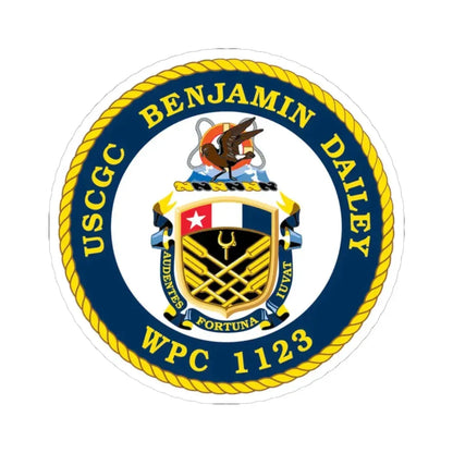 USCGC Benjamin Dailey WPC 1123 (U.S. Coast Guard) STICKER Vinyl Kiss-Cut Decal 6 Inch White - The Sticker Space
