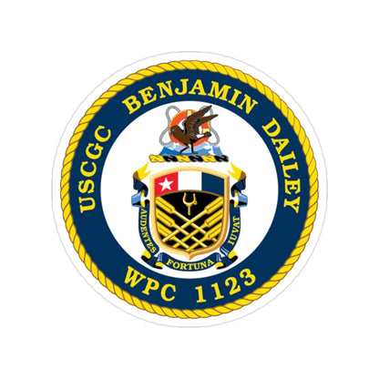 USCGC Benjamin Dailey WPC 1123 (U.S. Coast Guard) Transparent STICKER Die-Cut Vinyl Decal 2 Inch - The Sticker Space