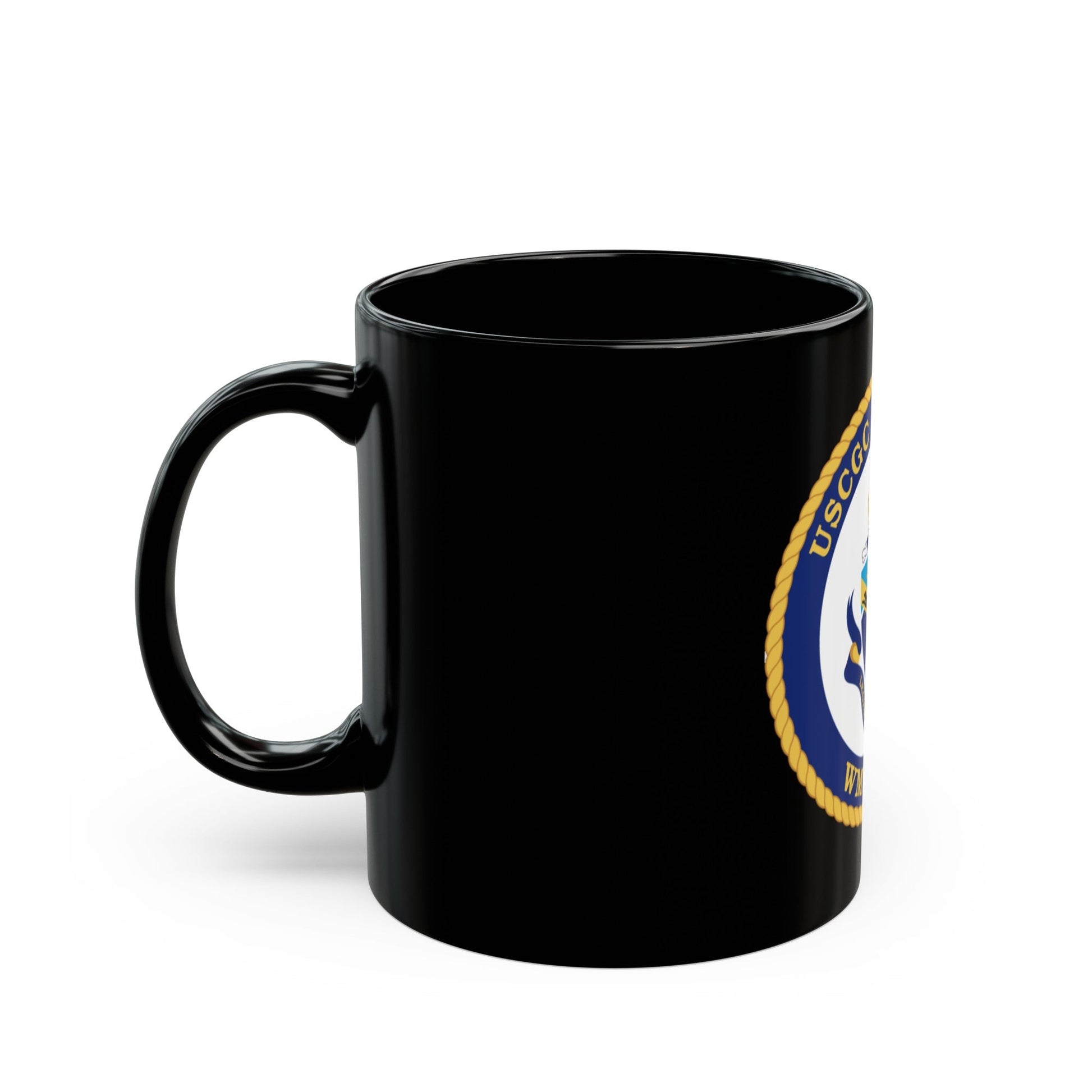 USCGC Bertholf WMSL 750 (U.S. Coast Guard) Black Coffee Mug-The Sticker Space