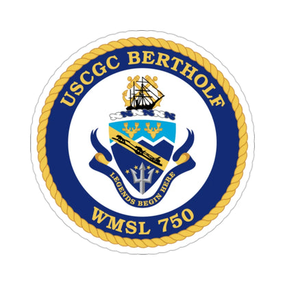 USCGC Bertholf WMSL 750 (U.S. Coast Guard) STICKER Vinyl Die-Cut Decal 2 Inch - The Sticker Space