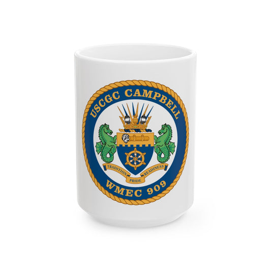 USCGC Campbell WMEC 909 (U.S. Coast Guard) White Coffee Mug