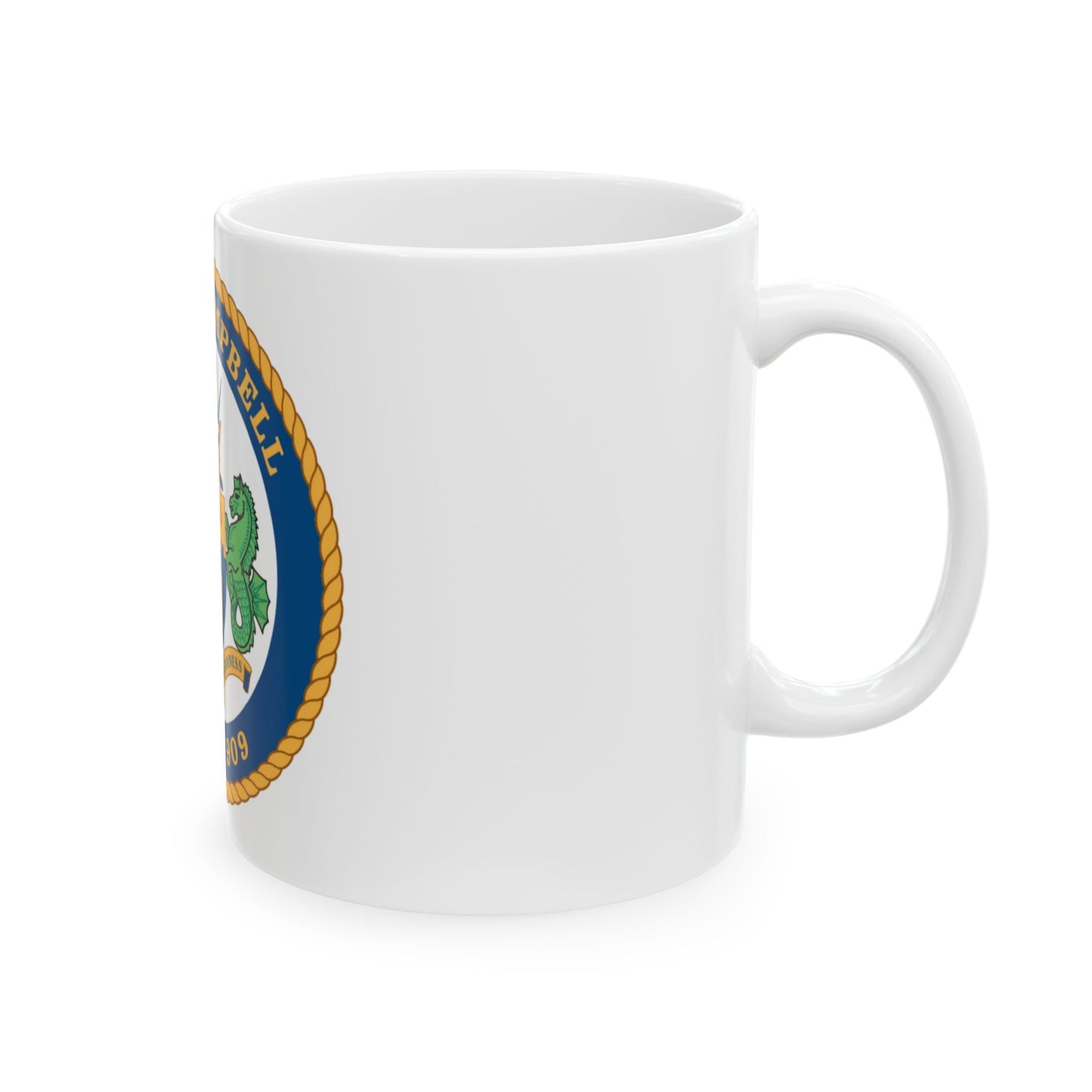 USCGC Campbell WMEC 909 (U.S. Coast Guard) White Coffee Mug