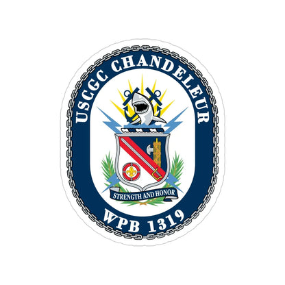USCGC Chandeleur WPB 1319 (U.S. Coast Guard) Transparent STICKER Die-Cut Vinyl Decal 6 Inch - The Sticker Space