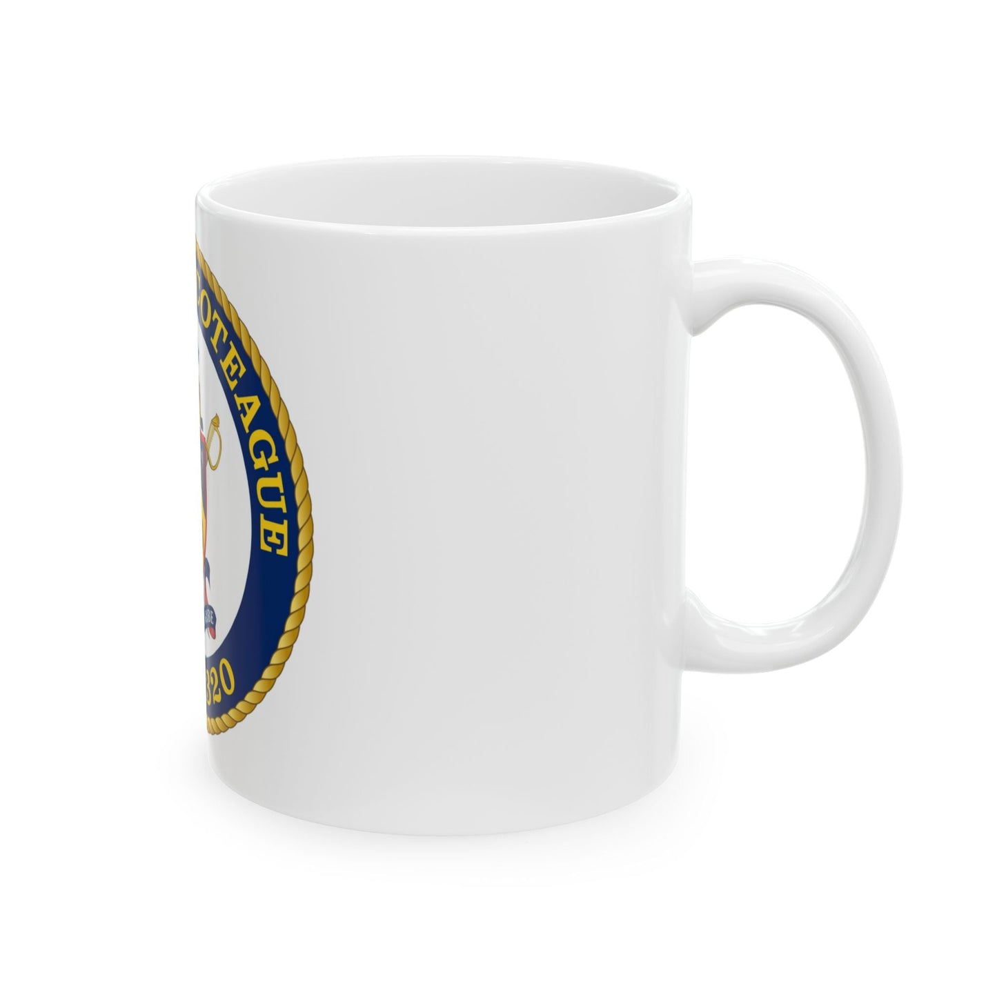 USCGC Chincoteague WPB 1320 (U.S. Coast Guard) White Coffee Mug