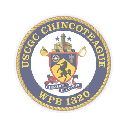 USCGC Chincoteague WPB 1320 (U.S. Coast Guard) STICKER Vinyl Kiss-Cut Decal - The Sticker Space