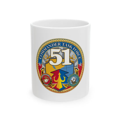 USCGC Command Task Force (U.S. Coast Guard) White Coffee Mug