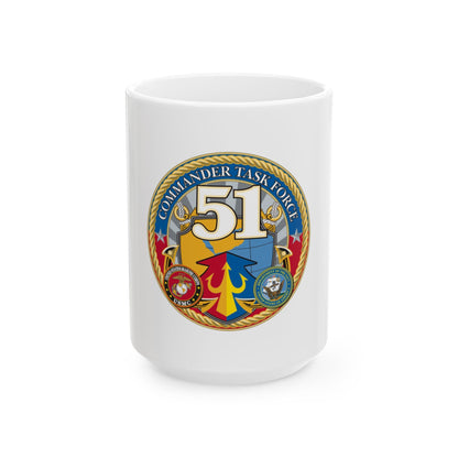 USCGC Command Task Force (U.S. Coast Guard) White Coffee Mug