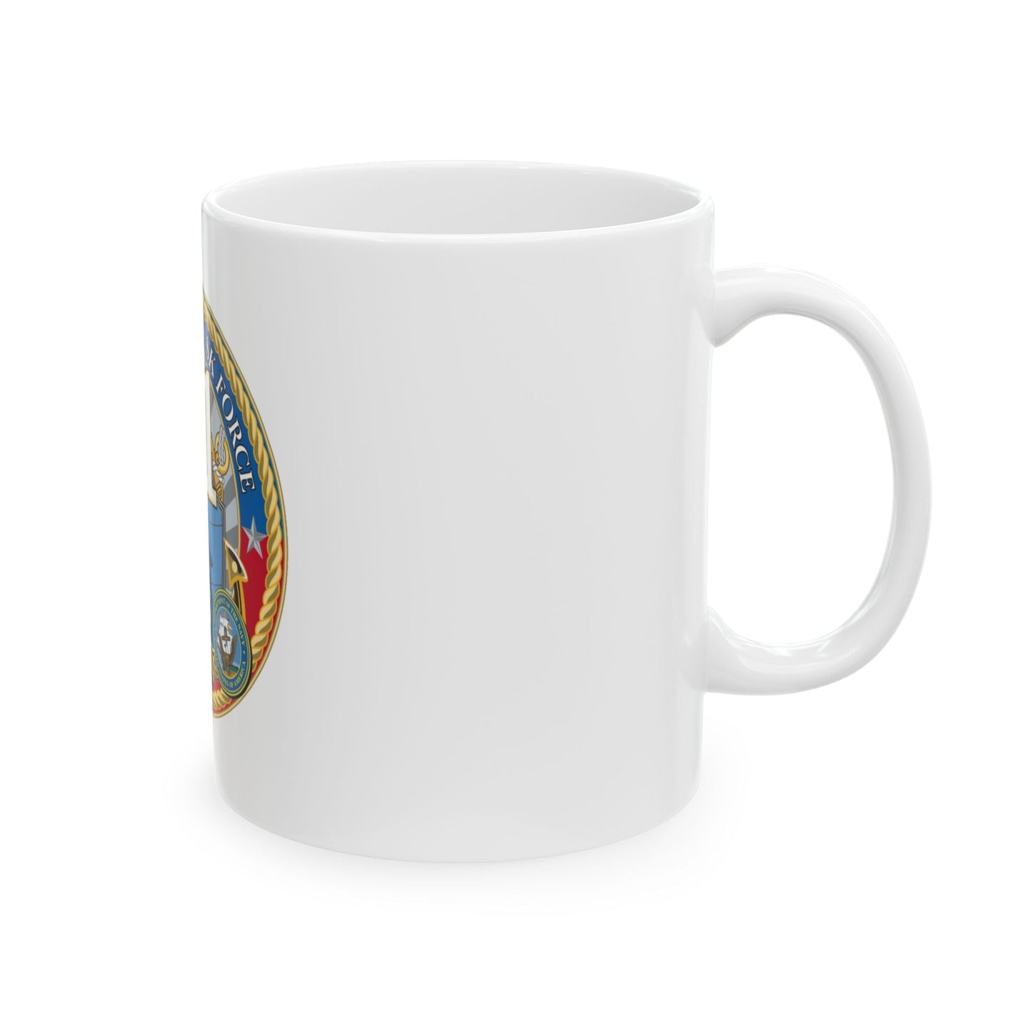 USCGC Command Task Force (U.S. Coast Guard) White Coffee Mug