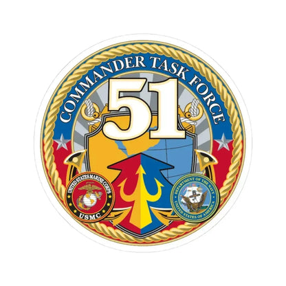 USCGC Command Task Force (U.S. Coast Guard) STICKER Vinyl Kiss-Cut Decal - The Sticker Space