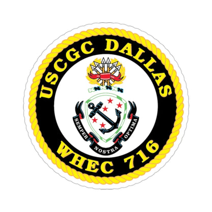 USCGC Dallas WHEC 716 (U.S. Coast Guard) STICKER Vinyl Die-Cut Decal 2 Inch - The Sticker Space
