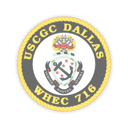 USCGC Dallas WHEC 716 (U.S. Coast Guard) STICKER Vinyl Kiss-Cut Decal - The Sticker Space