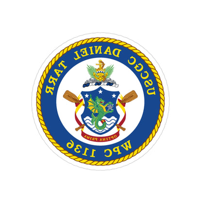 USCGC Daniel Tarr WPC 1136 (U.S. Coast Guard) REVERSE PRINT Transparent STICKER-6 Inch-The Sticker Space