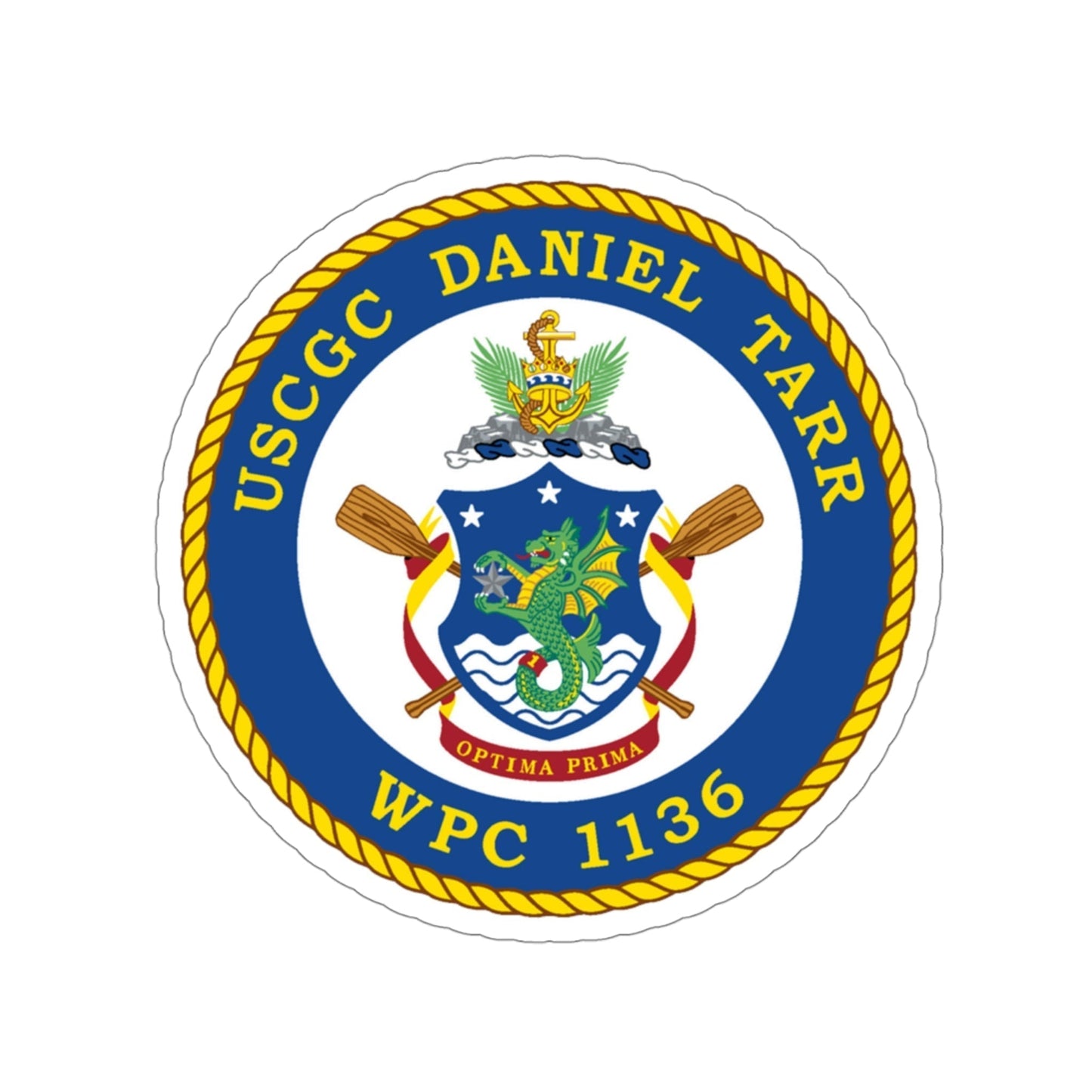 USCGC Daniel Tarr WPC 1136 (U.S. Coast Guard) STICKER Vinyl Die-Cut Decal-4 Inch-The Sticker Space