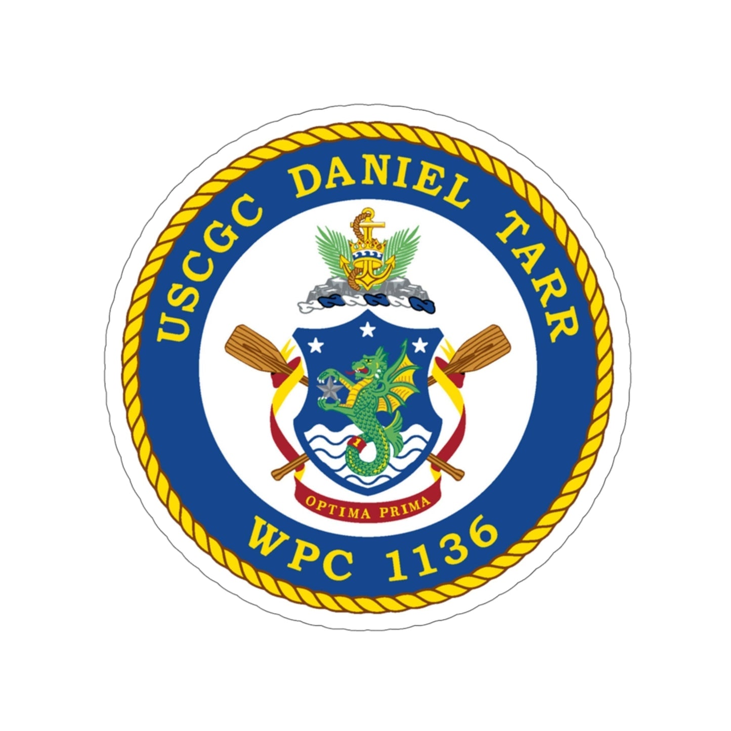 USCGC Daniel Tarr WPC 1136 (U.S. Coast Guard) STICKER Vinyl Die-Cut Decal-5 Inch-The Sticker Space