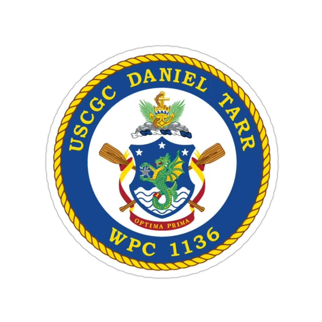 USCGC Daniel Tarr WPC 1136 (U.S. Coast Guard) STICKER Vinyl Die-Cut Decal 2 Inch - The Sticker Space