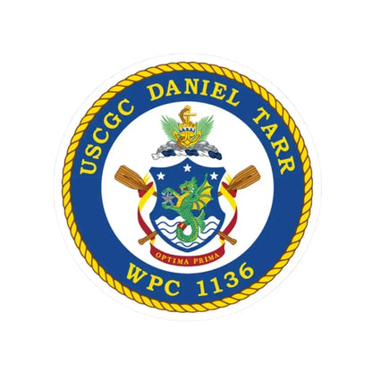 USCGC Daniel Tarr WPC 1136 (U.S. Coast Guard) STICKER Vinyl Kiss-Cut Decal 2 Inch White - The Sticker Space