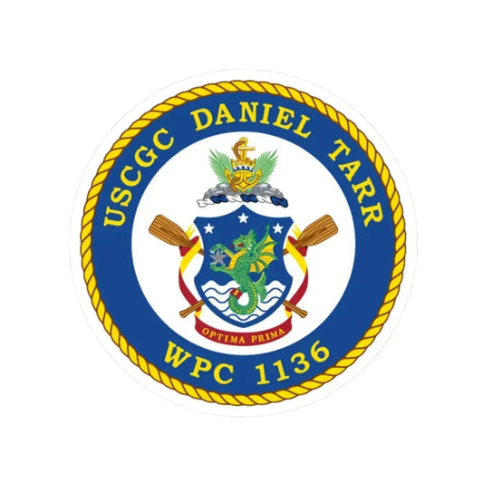 USCGC Daniel Tarr WPC 1136 (U.S. Coast Guard) STICKER Vinyl Kiss-Cut Decal 2 Inch White - The Sticker Space