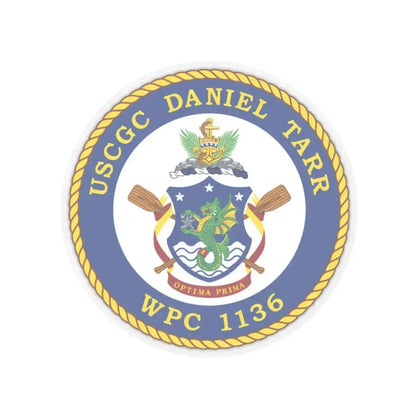 USCGC Daniel Tarr WPC 1136 (U.S. Coast Guard) STICKER Vinyl Kiss-Cut Decal 3 Inch Transparent - The Sticker Space