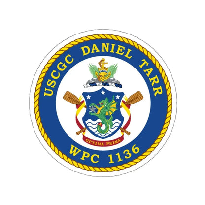 USCGC Daniel Tarr WPC 1136 (U.S. Coast Guard) STICKER Vinyl Kiss-Cut Decal 3 Inch White - The Sticker Space