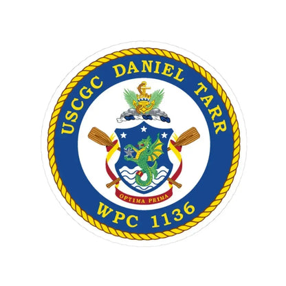 USCGC Daniel Tarr WPC 1136 (U.S. Coast Guard) STICKER Vinyl Kiss-Cut Decal 3 Inch White - The Sticker Space