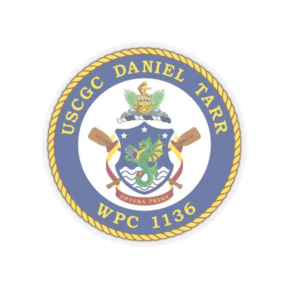 USCGC Daniel Tarr WPC 1136 (U.S. Coast Guard) STICKER Vinyl Kiss-Cut Decal 6 Inch Transparent - The Sticker Space