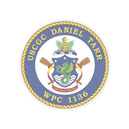 USCGC Daniel Tarr WPC 1136 (U.S. Coast Guard) STICKER Vinyl Kiss-Cut Decal 6 Inch Transparent - The Sticker Space