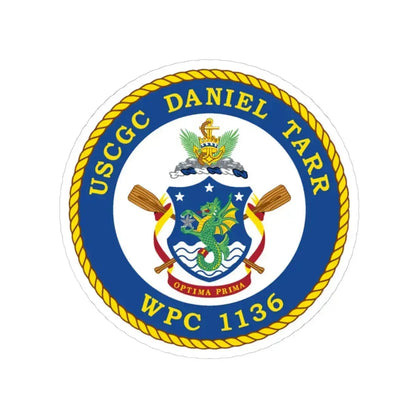 USCGC Daniel Tarr WPC 1136 (U.S. Coast Guard) STICKER Vinyl Kiss-Cut Decal 6 Inch White - The Sticker Space