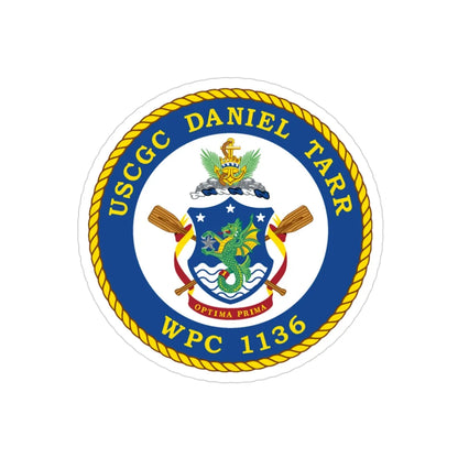 USCGC Daniel Tarr WPC 1136 (U.S. Coast Guard) Transparent STICKER Die-Cut Vinyl Decal 3 Inch - The Sticker Space