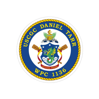 USCGC Daniel Tarr WPC 1136 (U.S. Coast Guard) Transparent STICKER Die-Cut Vinyl Decal 4 Inch - The Sticker Space