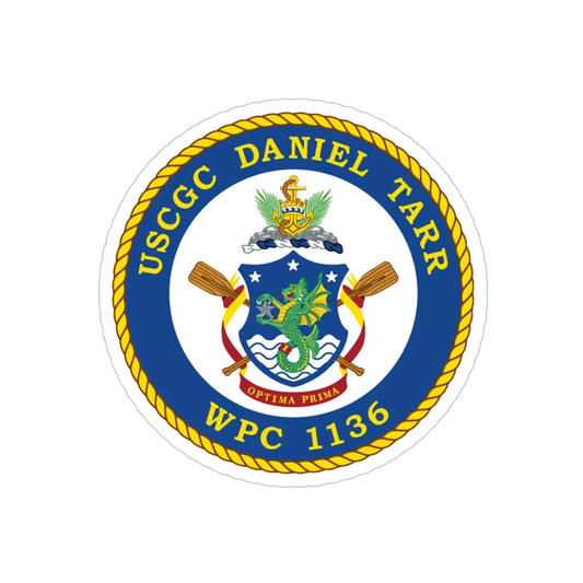USCGC Daniel Tarr WPC 1136 (U.S. Coast Guard) Transparent STICKER Die-Cut Vinyl Decal 6 Inch - The Sticker Space
