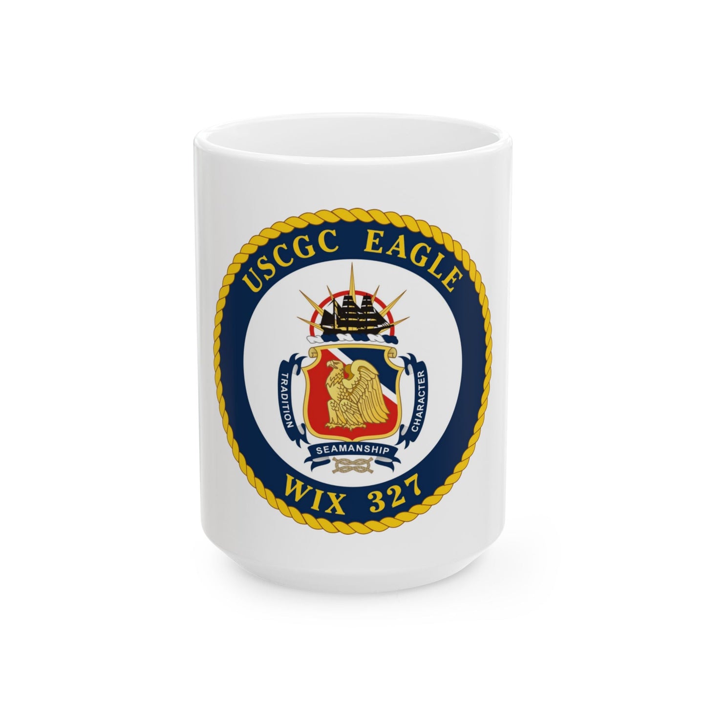 USCGC Eagle WIX 327 (U.S. Coast Guard) White Coffee Mug