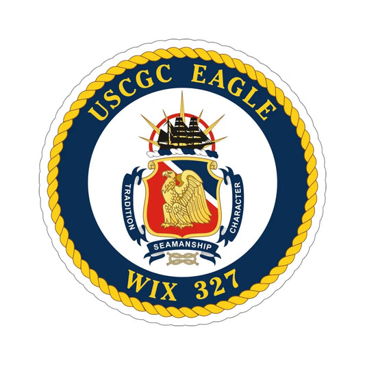 USCGC Eagle WIX 327 (U.S. Coast Guard) STICKER Vinyl Die-Cut Decal 6 Inch - The Sticker Space