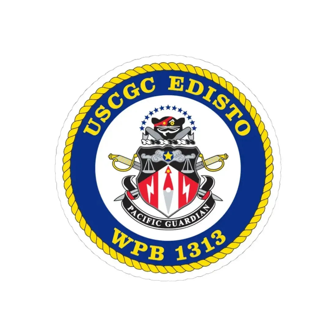 USCGC Edisto WPB 1313 (U.S. Coast Guard) STICKER Vinyl Kiss-Cut Decal - The Sticker Space