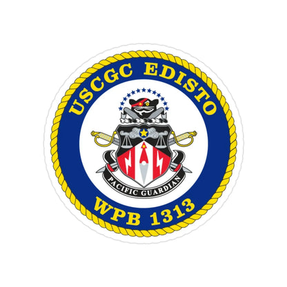 USCGC Edisto WPB 1313 (U.S. Coast Guard) Transparent STICKER Die-Cut Vinyl Decal 2 Inch - The Sticker Space