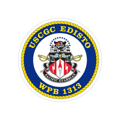 USCGC Edisto WPB 1313 (U.S. Coast Guard) Transparent STICKER Die-Cut Vinyl Decal 5 Inch - The Sticker Space