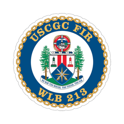 USCGC Fir WLB 213 (U.S. Coast Guard) STICKER Vinyl Die-Cut Decal-4 Inch-The Sticker Space