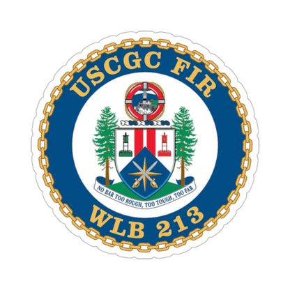 USCGC Fir WLB 213 (U.S. Coast Guard) STICKER Vinyl Die-Cut Decal 2 Inch - The Sticker Space
