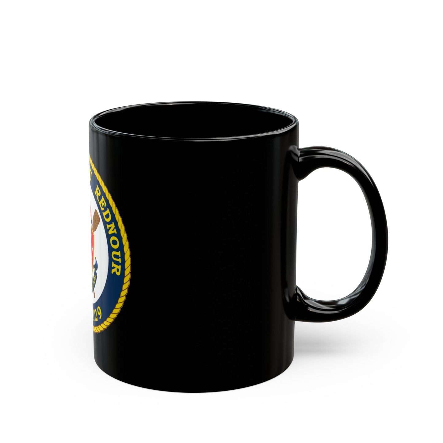 USCGC Forrest Rednour WPC 1129 (U.S. Coast Guard) Black Coffee Mug-The Sticker Space