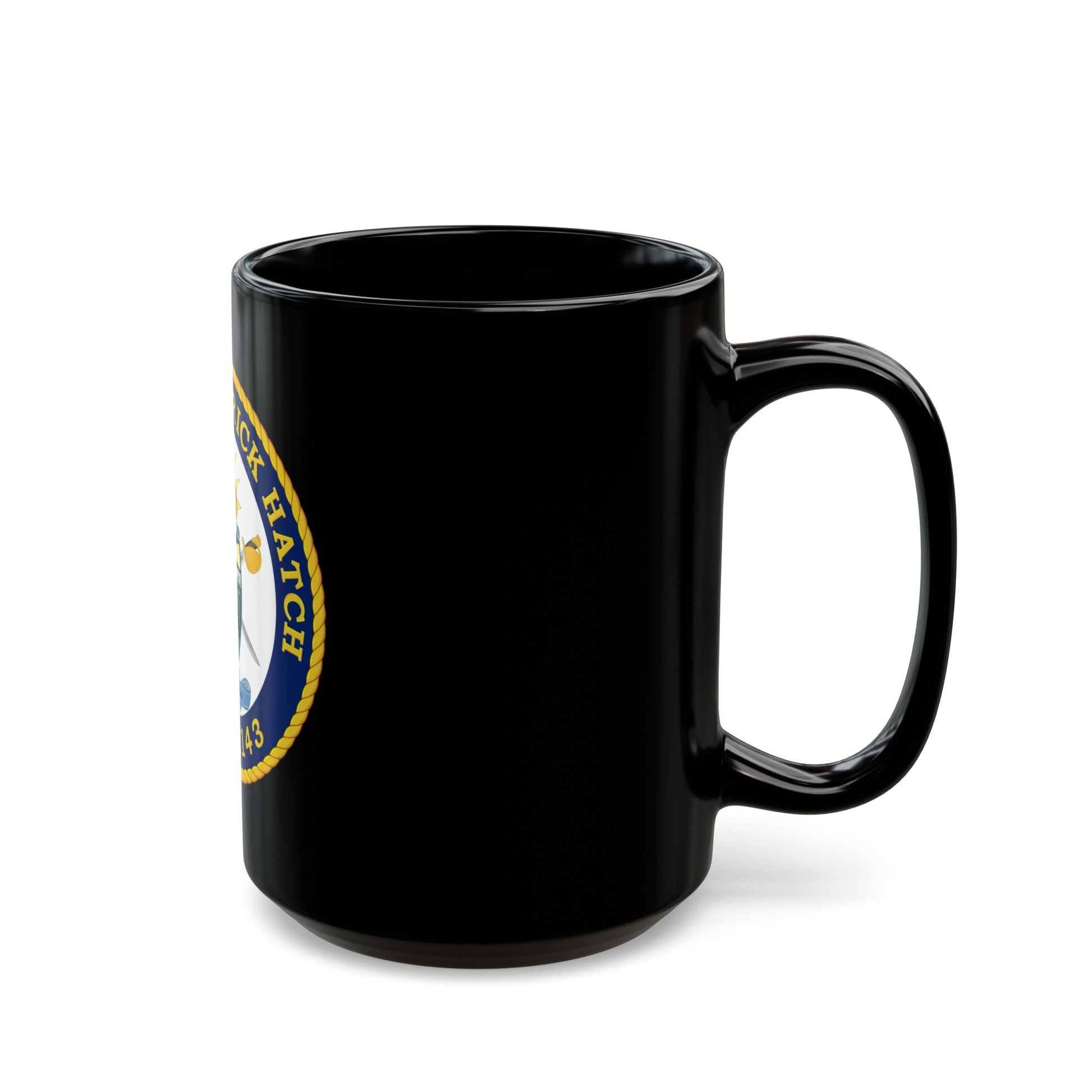 USCGC Frederick Hatch WPC 1143 (U.S. Coast Guard) Black Coffee Mug-The Sticker Space