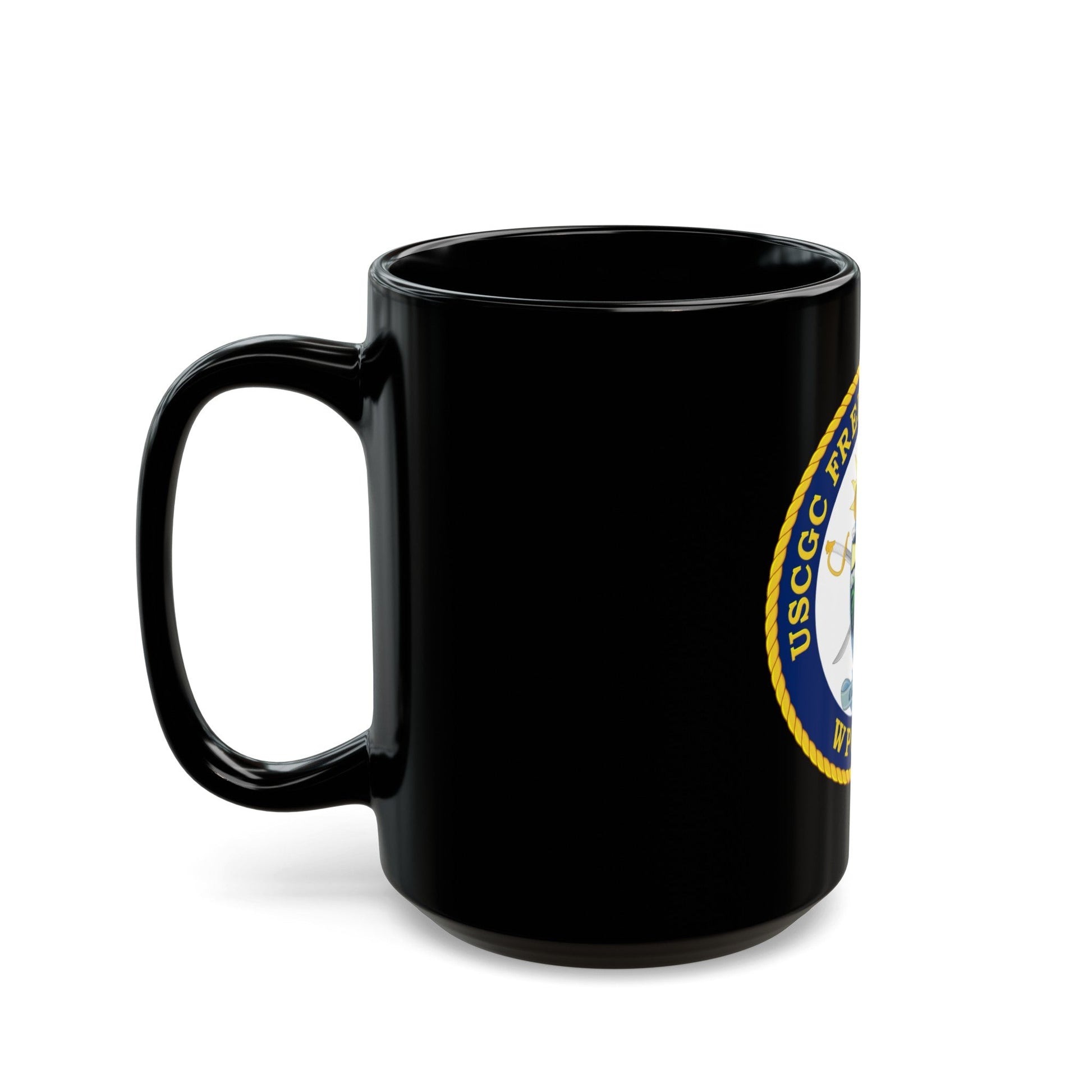 USCGC Frederick Hatch WPC 1143 (U.S. Coast Guard) Black Coffee Mug-The Sticker Space