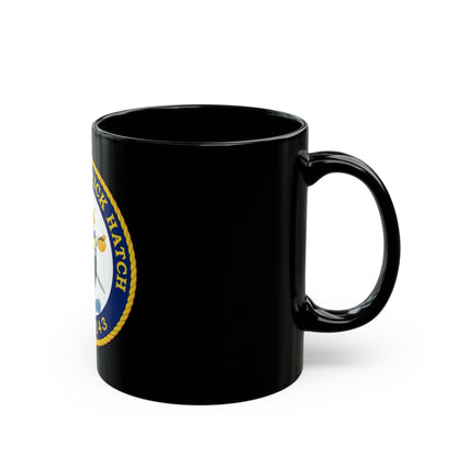 USCGC Frederick Hatch WPC 1143 (U.S. Coast Guard) Black Coffee Mug-The Sticker Space