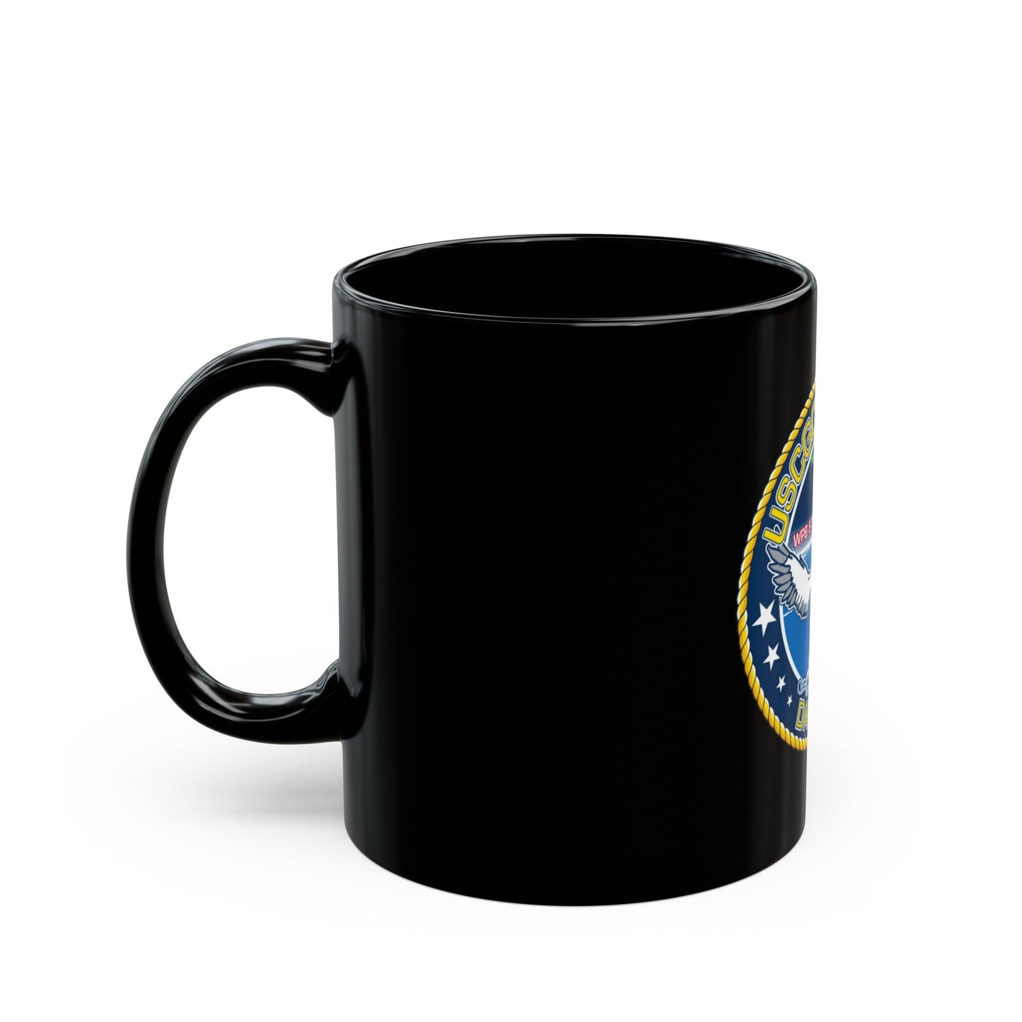 USCGC Gannet Dania FL (U.S. Coast Guard) Black Coffee Mug-The Sticker Space